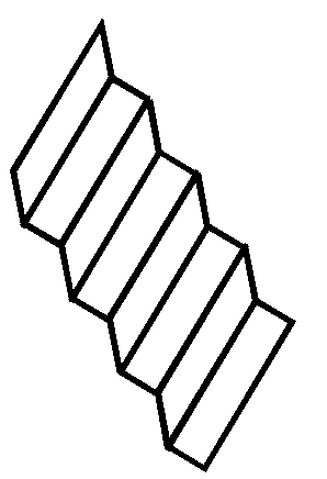 reversing staircase illusion