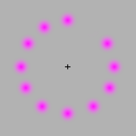 pink dots illusion