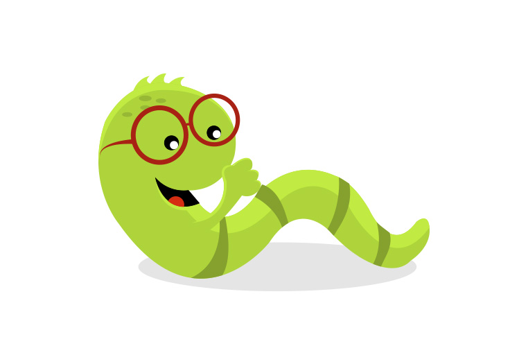green worm