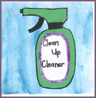 a bottle of cleanser