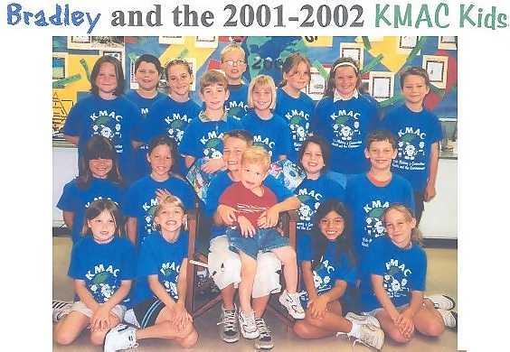 Bradley and the 2001-2002 KMAC Kids