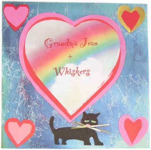 Whiskers loves Grandma.