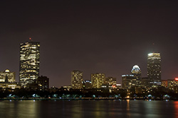 John Hancock Tower at night