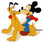 Mickey and Pluto