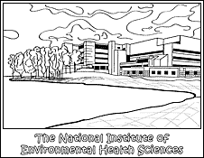NIEHS Building coloring page