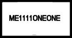 M E 1 1 1 ONE ONE