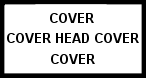 the word cover written four times with the word head written once