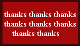 the word thanks written eight times