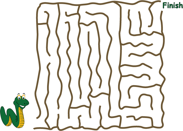 Worm maze