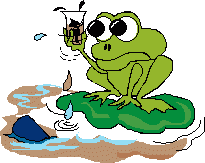 Frog - testing the waters!